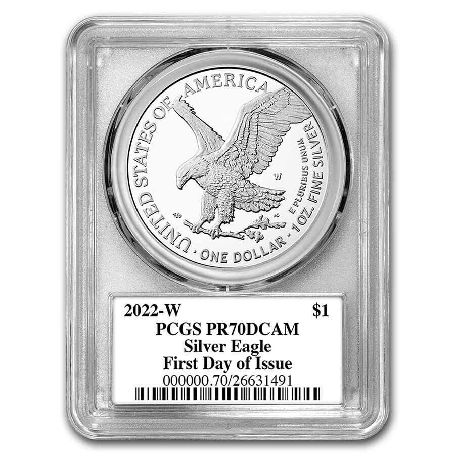 2022-W 1 oz Proof Silver American Eagle PR-70 PCGS (FDI
