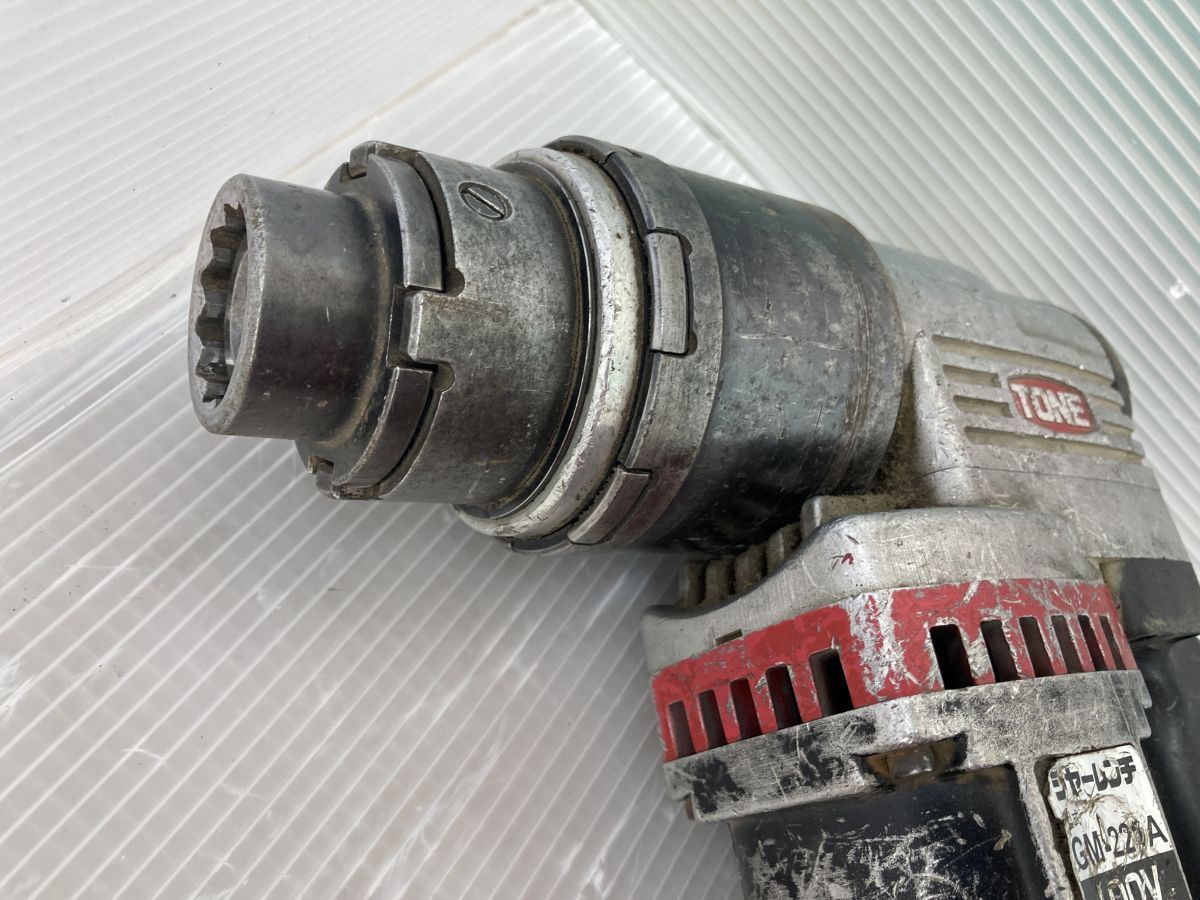 ジャンク品扱い TONE GM221A シャーレンチ 800N m ソケット付 BRIGHTFACE_UK