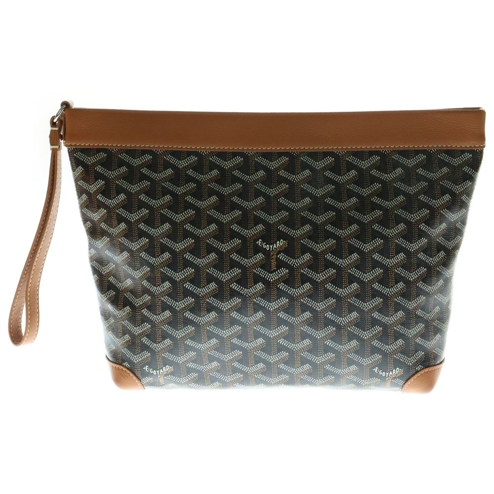 GOYARD ゴヤール POCHETTE CONTI PM NOIR ET NATUREL クラッチバッグ ブラック ナチュラル