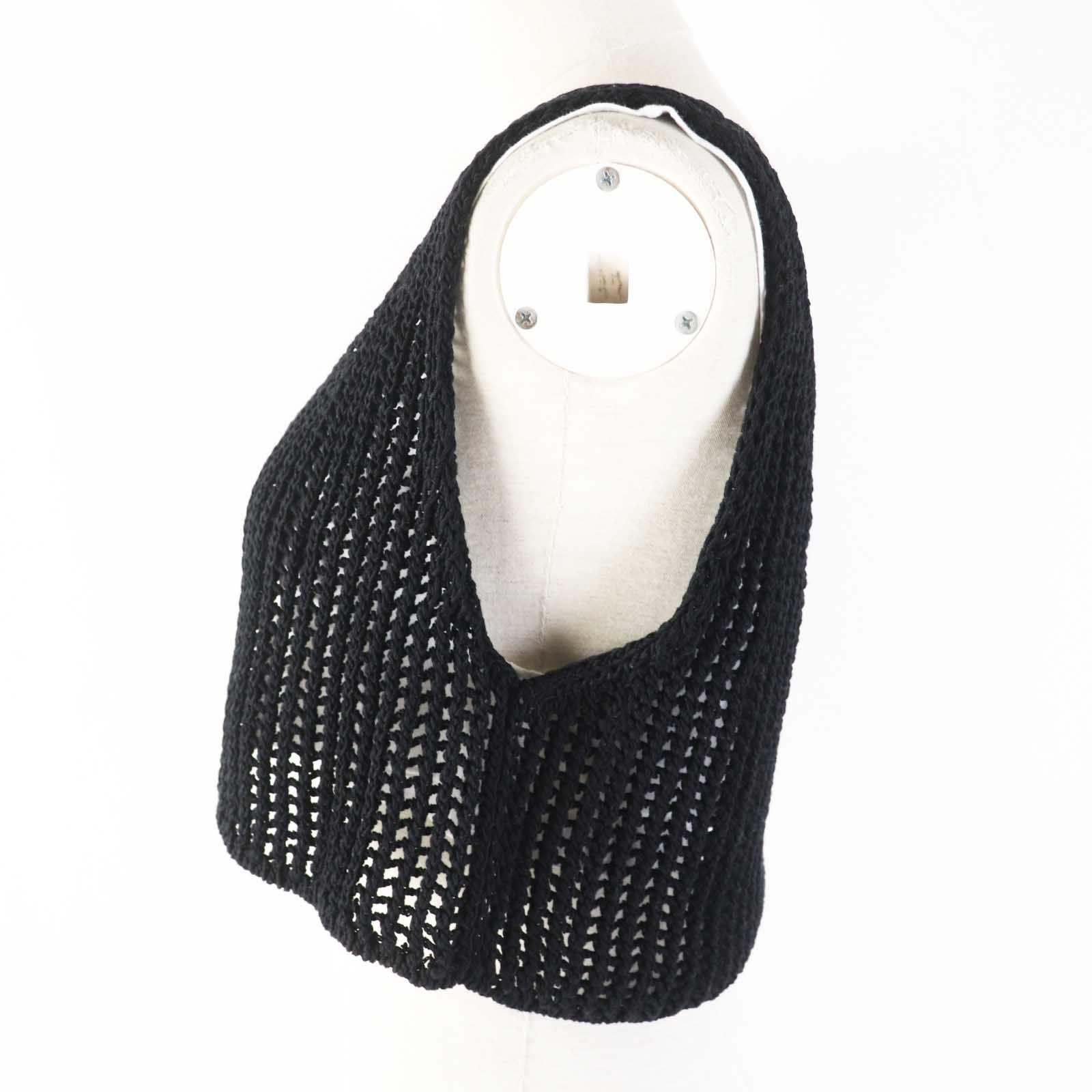 極美品◎PRADA プラダ 23SS P29980 コットン トライアングルロゴ
