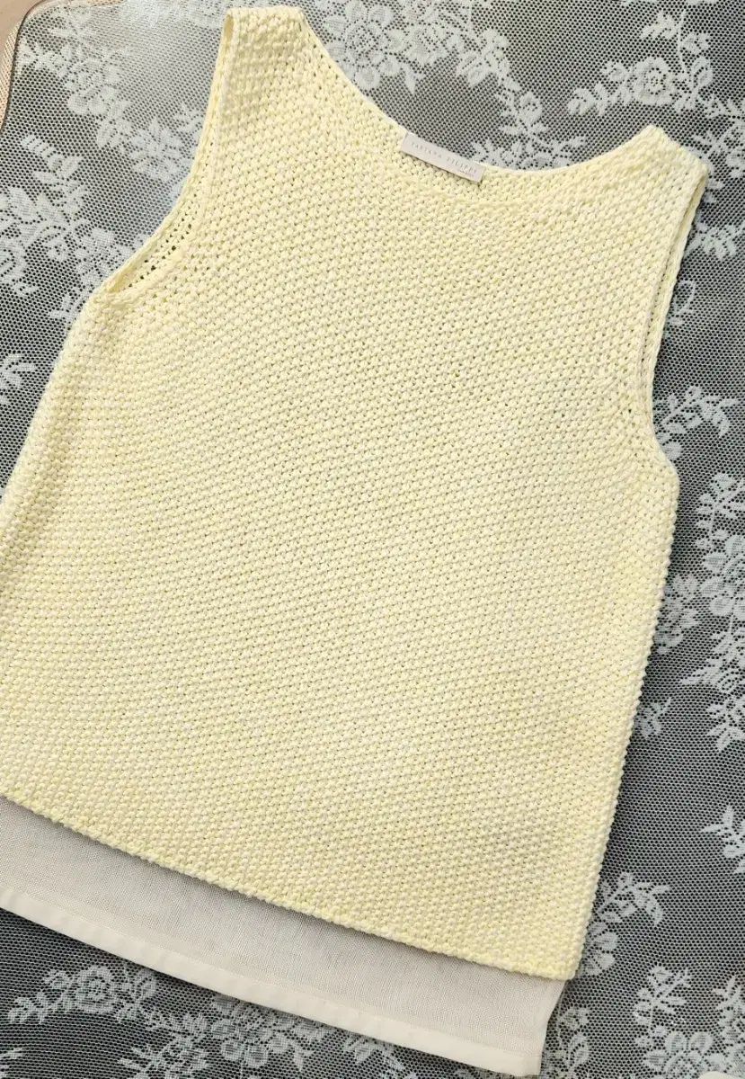 オーガニック ニットベスト