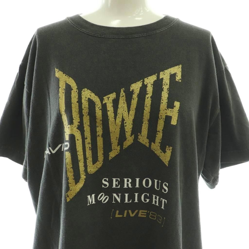【GOOD ROCK SPEED】DAVID BOWIE グリッタープリントT GOOD ROCK SPEED】プリントTシャツ（DAVID BOWIE/デヴィッド
