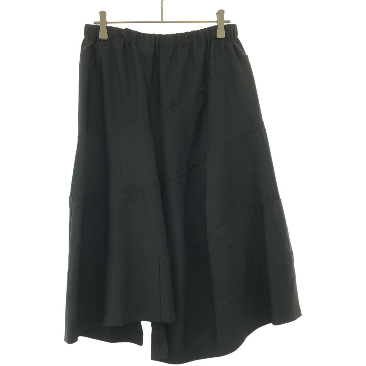 tricot COMME des GARCONS トリココムデギャルソン 08AW ウールギャバジンスパイラルスカート TB-S044 ブラック