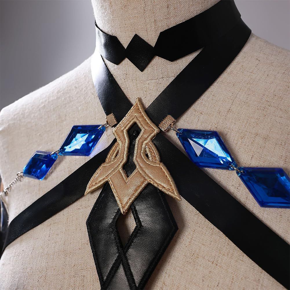 五次元 高品質 原神 スカーク コスプレ衣装 ウィッグ付き 全セット コスチューム アクセサリー付き 仮装 変身 ハロウイーン クリスマス 学園祭 BJ0925ML04