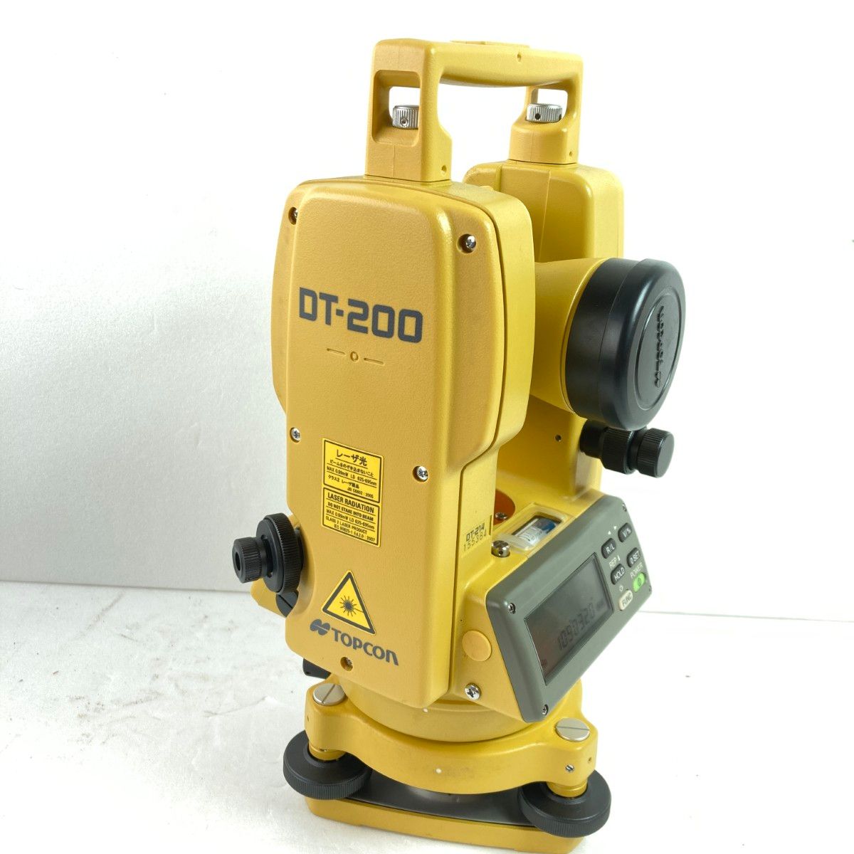 ＊＊TOPCON デジタルセオドライト ケース付 校正歴不明 DT-214 イエロー