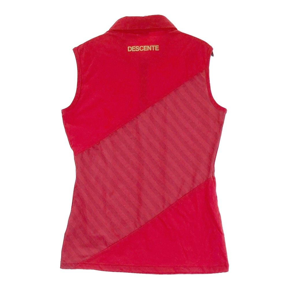 DESCENTEGOLF デサントゴルフ レディース ウェア ノースリーブ S デサント ノースリーブポロ サイズL 新品 サイズ：S DESCENTE GOLF