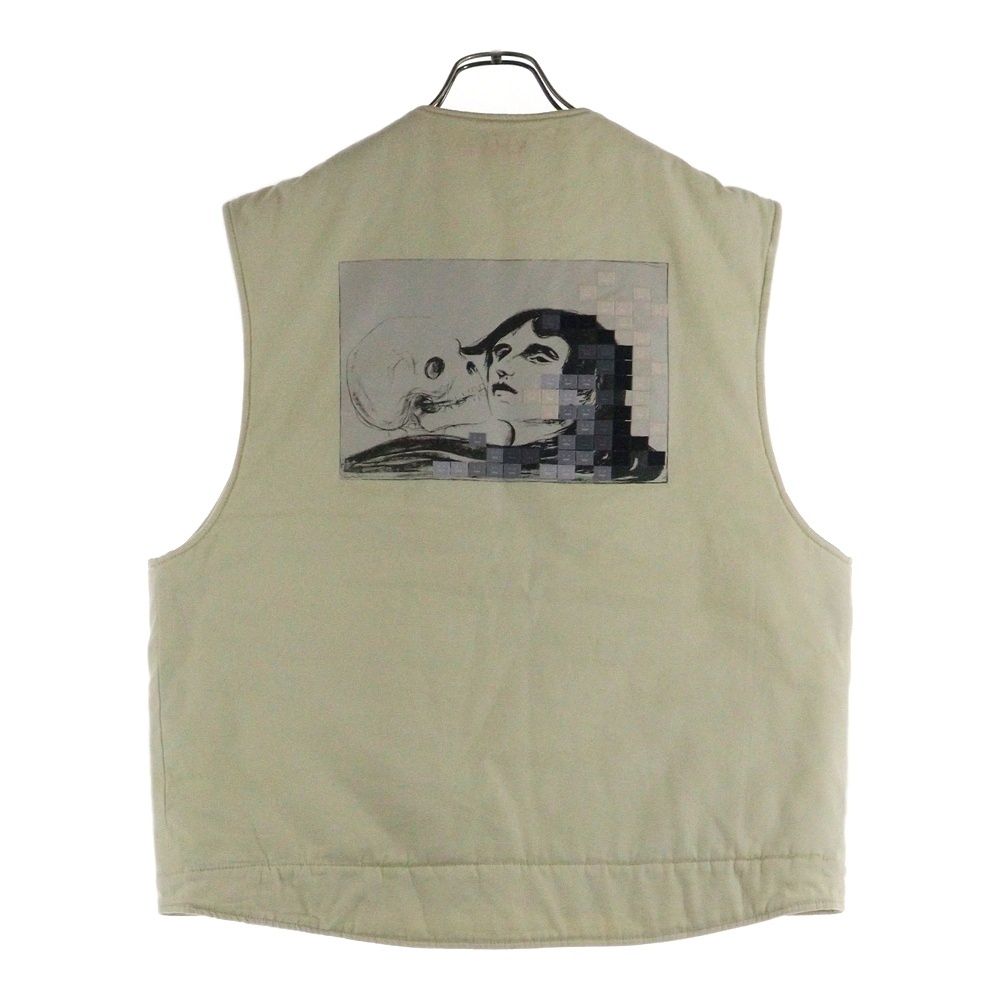 Acne Studios アクネ ストゥディオズ Kiss Of Death Appliqued Vest FA-UX- OUTW000069 C90083- キスオブデス ジップアップベスト ホワイト