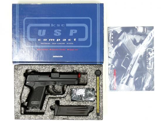 KSC USP COMPACT ブローバックガスガン JASG適合 KSC] USP コンパクト ABS ガスブローバック (中古ランクA