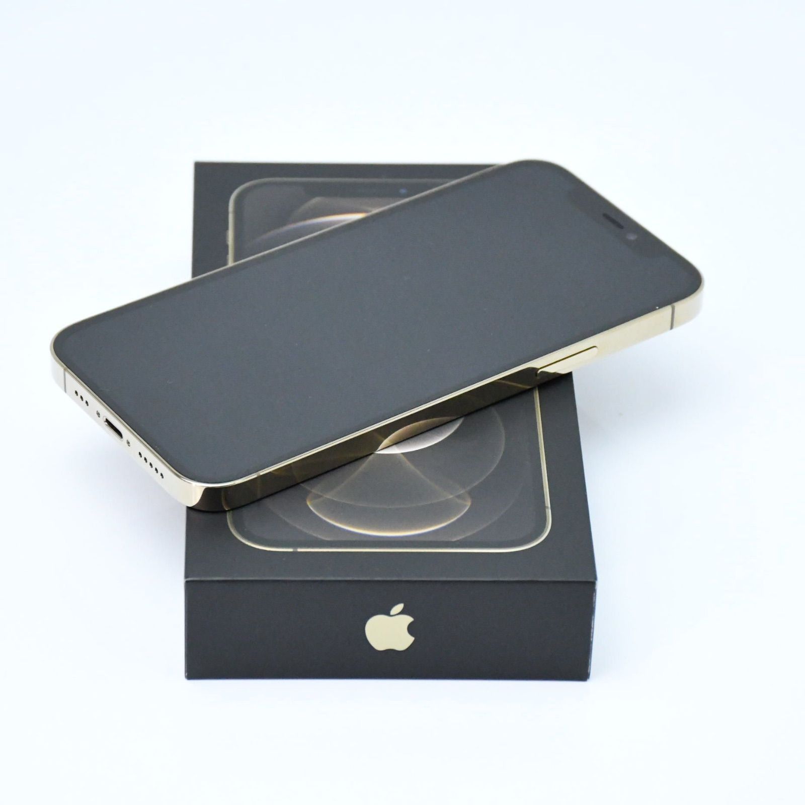極上美品】docomo SIMフリー iPhone12 Pro 256GB ゴールド-東京