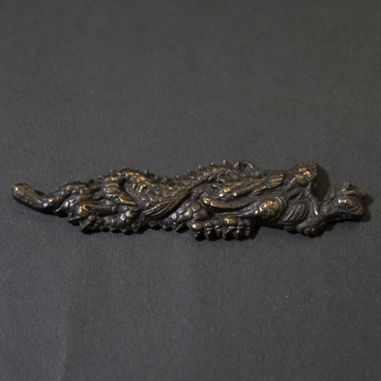 金工品 【 高肉彫 象嵌 鍍金 煙草入前金具 刀装具 ×7点 】 金属