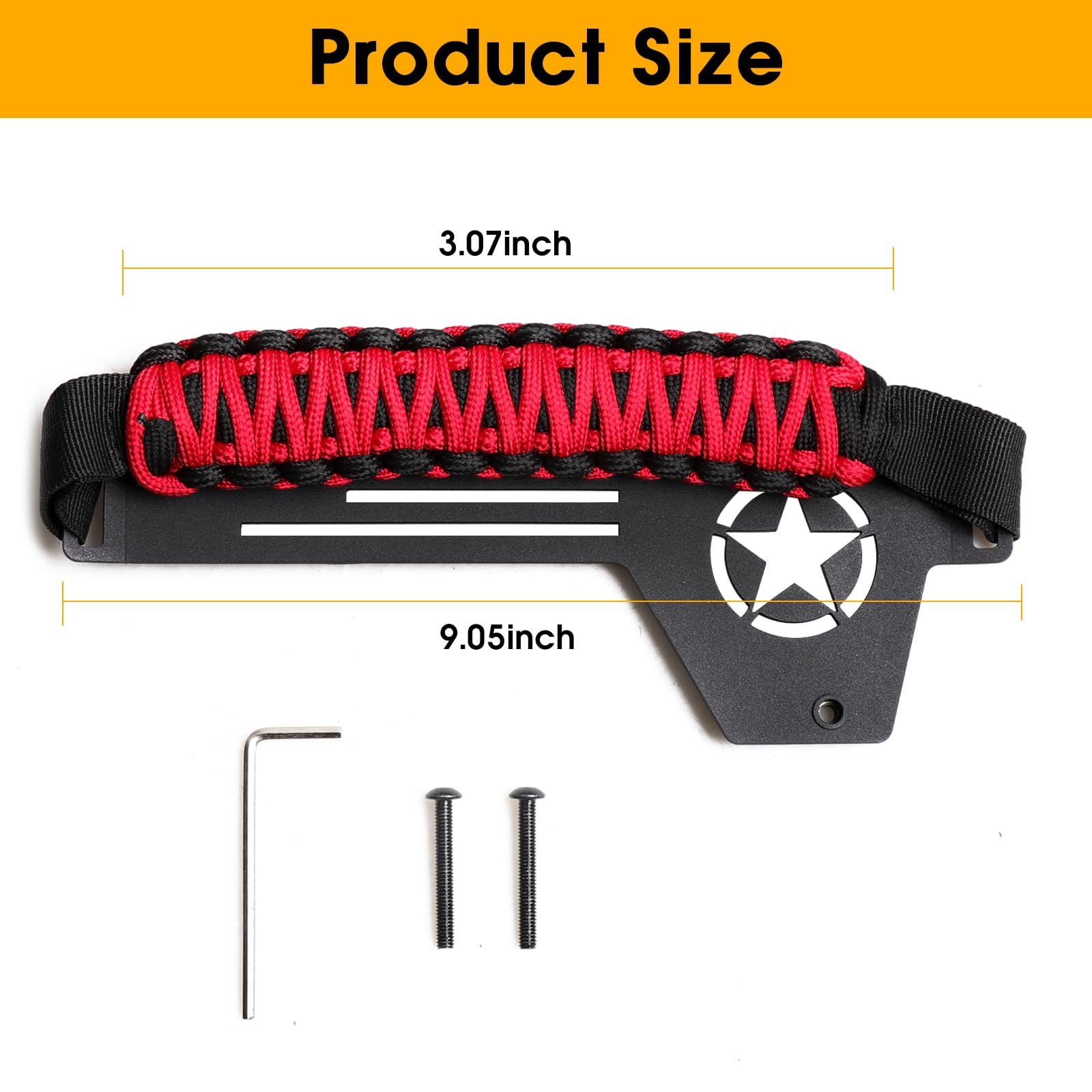 West-xingzhe JL リアウィンドウハンドル - Jeep Wrangler JL 2018+用