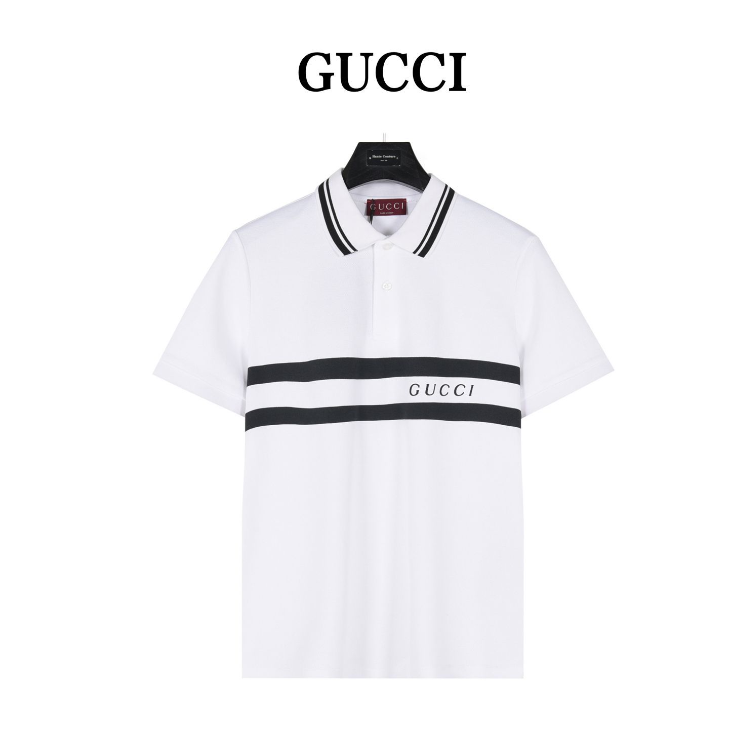 今日 Gucci ストライプロゴ ショートポロ
