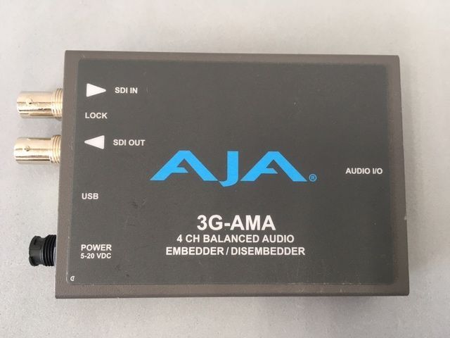 動作検証済！】AJA 3G-AMA 3G-SDI 対応アナログオーディオエンベッダー - メルカリ