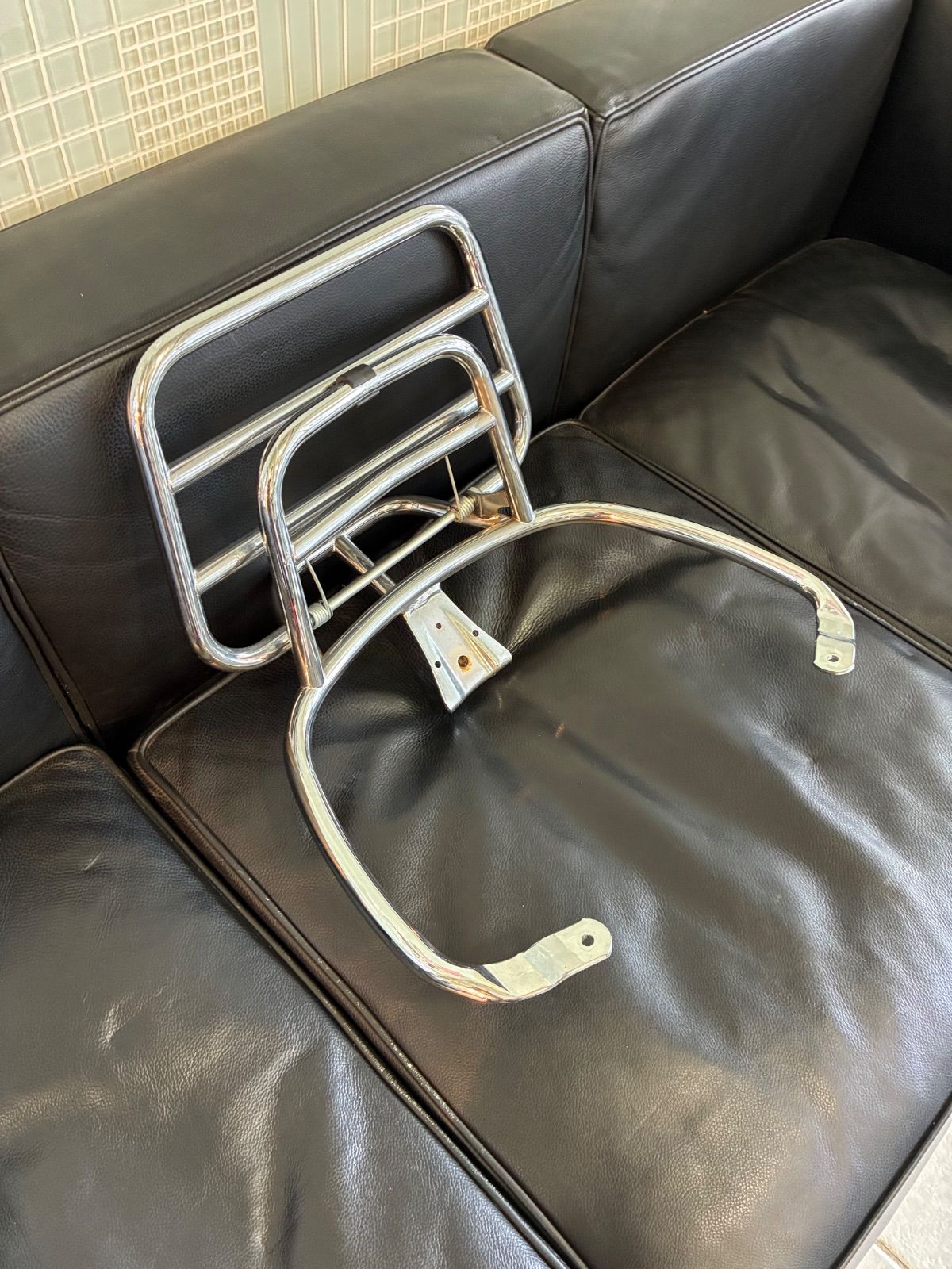 ベスパ純正LX用スタンドリアキャリア