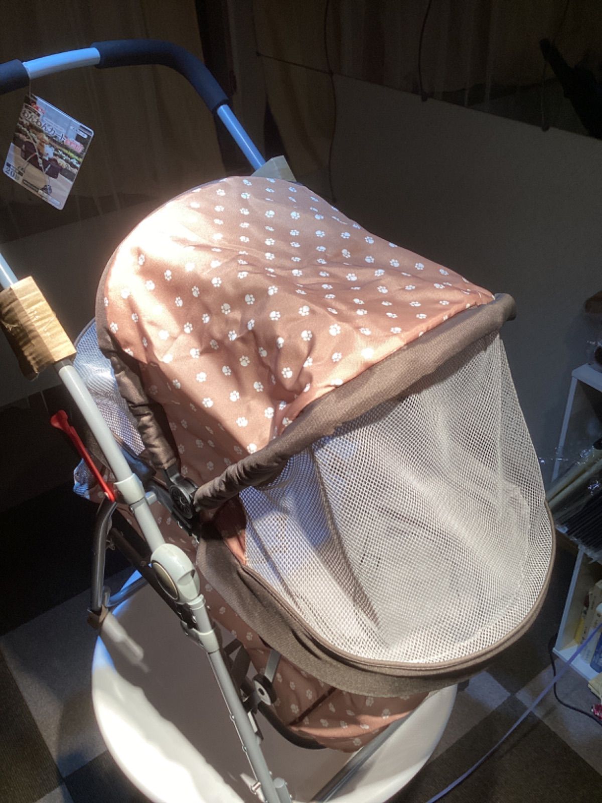 ジェックス わんわんカート多頭用PAWドット