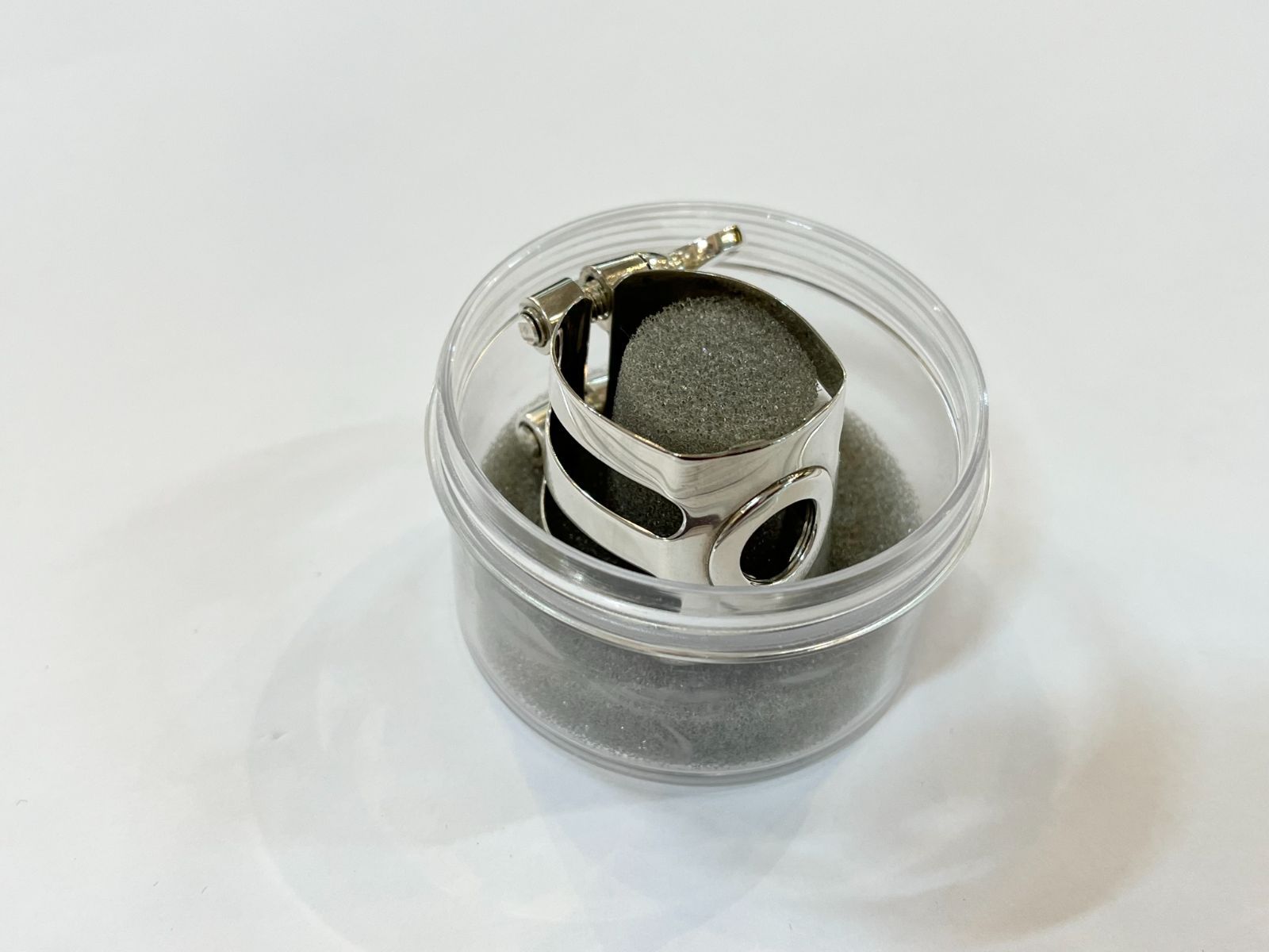 ウッドストーン B♭クラリネットリガチャー （総銀） ウッドストーン