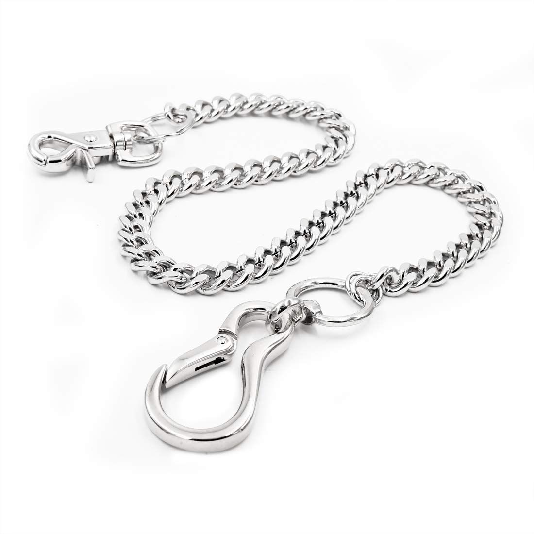 Color:シルバー [UNIQSUM] メンズ ヘビーウォレットチェーン厚い