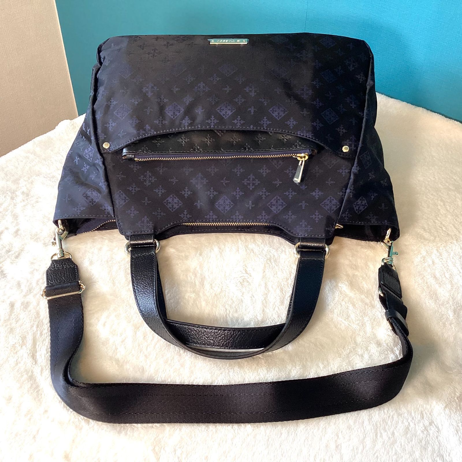 新品⭐️未使用】ラシット russet レザーポーチ付き トートバッグ 3way 