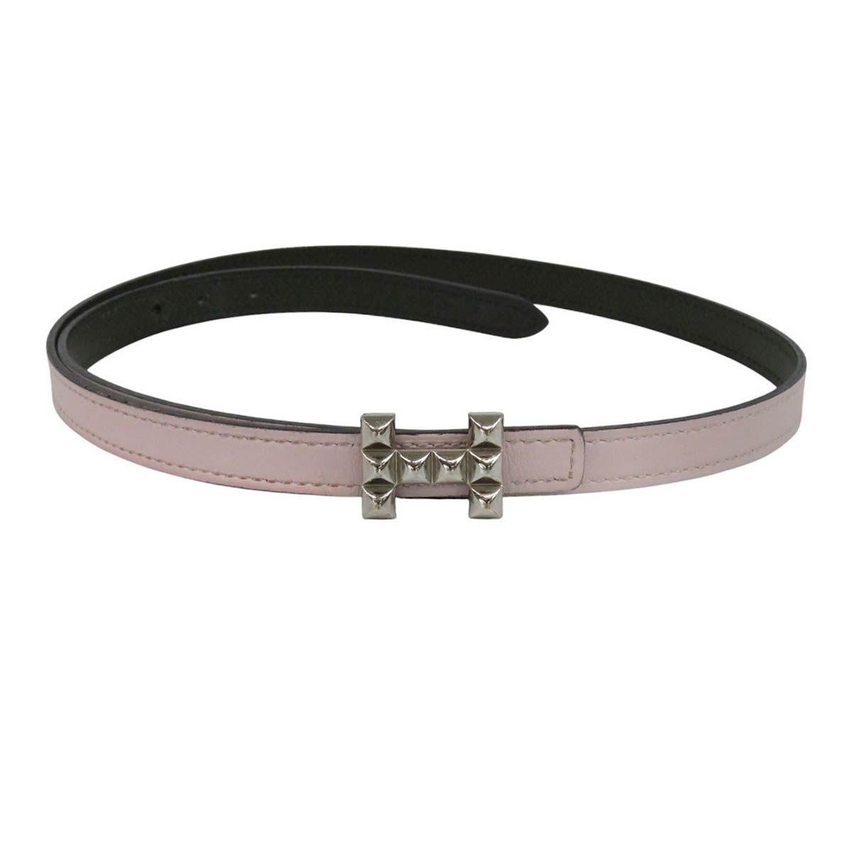 エルメス H メドール リバーシブル ベルト 13MM 70 メタル レザー ユニ  