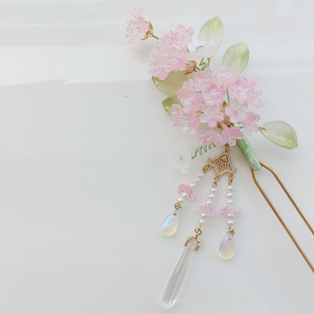 和装髪飾り　『桜』　　成人式　卒業式　袴　着物　振袖　七五三　結婚式　入学式 浴衣 髪かざり 着物 かわいい 和装 桜 振袖 かんざし Uピン 卒業式 入学式 髪飾り 卒園式 髪飾り 結婚式 袴 成人式 トンボ 漢服 胡蝶 造花  花 ヘアアクセサリー 4点セット (【4点セット】ピンク系) 楽天市場】大きな桜ぼかしUピン【髪飾り】さくら 七五三 卒業式