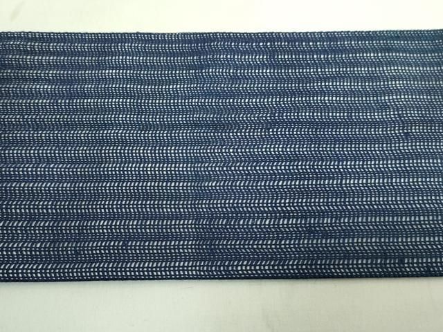 平和屋着物□極上 夏物 藍造り国選定無形文化財 藍師・佐藤昭人 藍染師