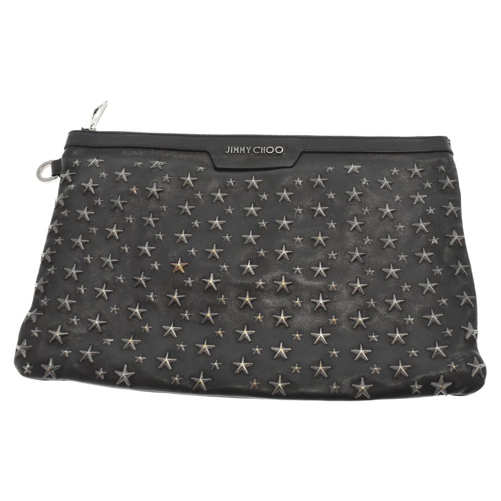 JIMMY CHOO (ジミーチュウ) スタースタッズ レザー クラッチ