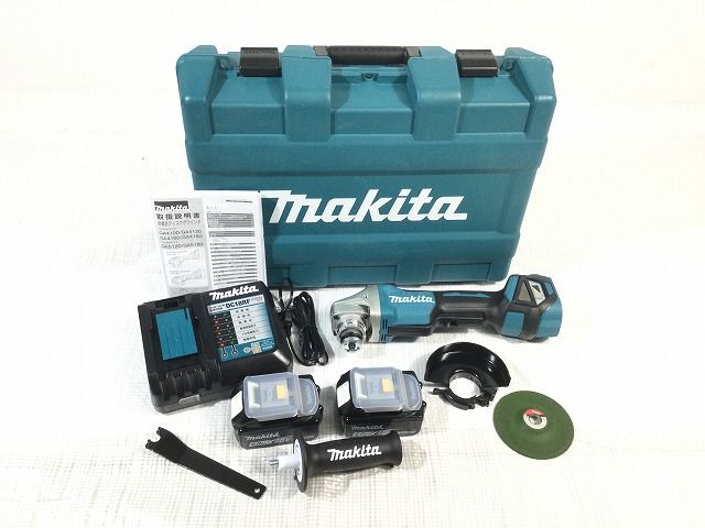 充電式ディスクグラインダ GA418DRGX