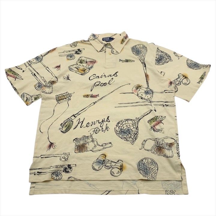 良品 POLO Ralph Lauren ポロ ラルフローレン 90s レア フィッシング