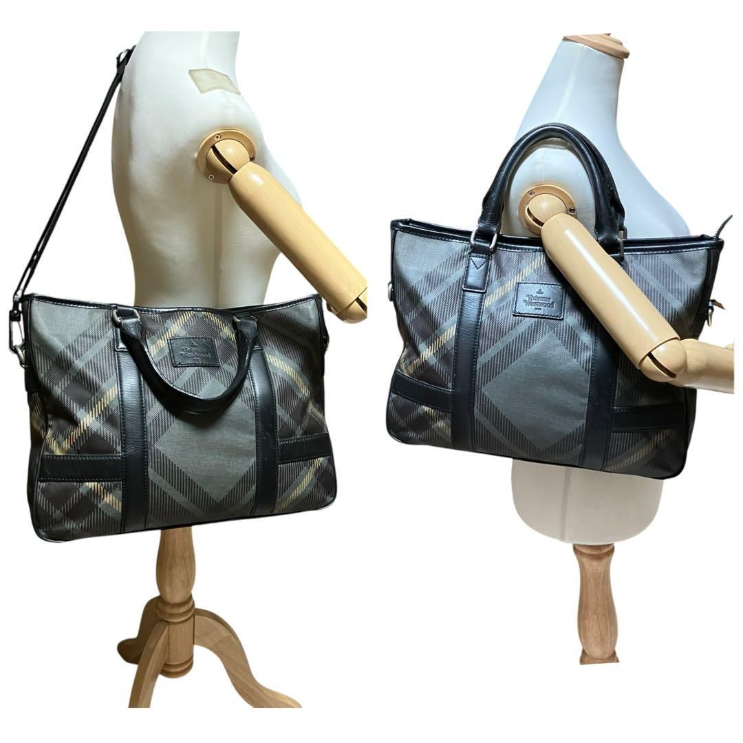 良品 1966 Vivienne Westwood ビジネスバッグ 2way Vivienne Westwood - 良品 1966 Vivienne Westwood ビジネス