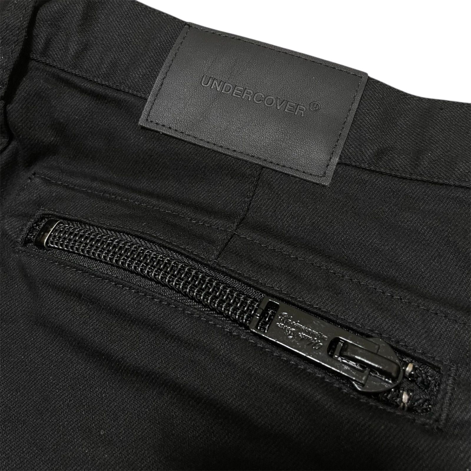 定価57200円 UNDERCOVER 24AW ダメージ加工 コットンパンツ リペア