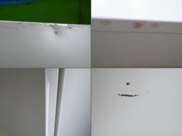 スチール製 両開き書庫 棚４段 カギ無し H191cm×W90cm×D45cm キャビネット U-1005 MARWIL-DEMENAGEMENTS_CH