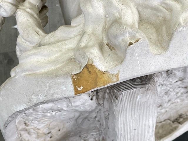 アリアス 石膏像 女神像 胸像 デッサン 美術 モデル インテリア アリアス 石膏像 【中古】女神像 胸像 デッサン 美術 モデル
