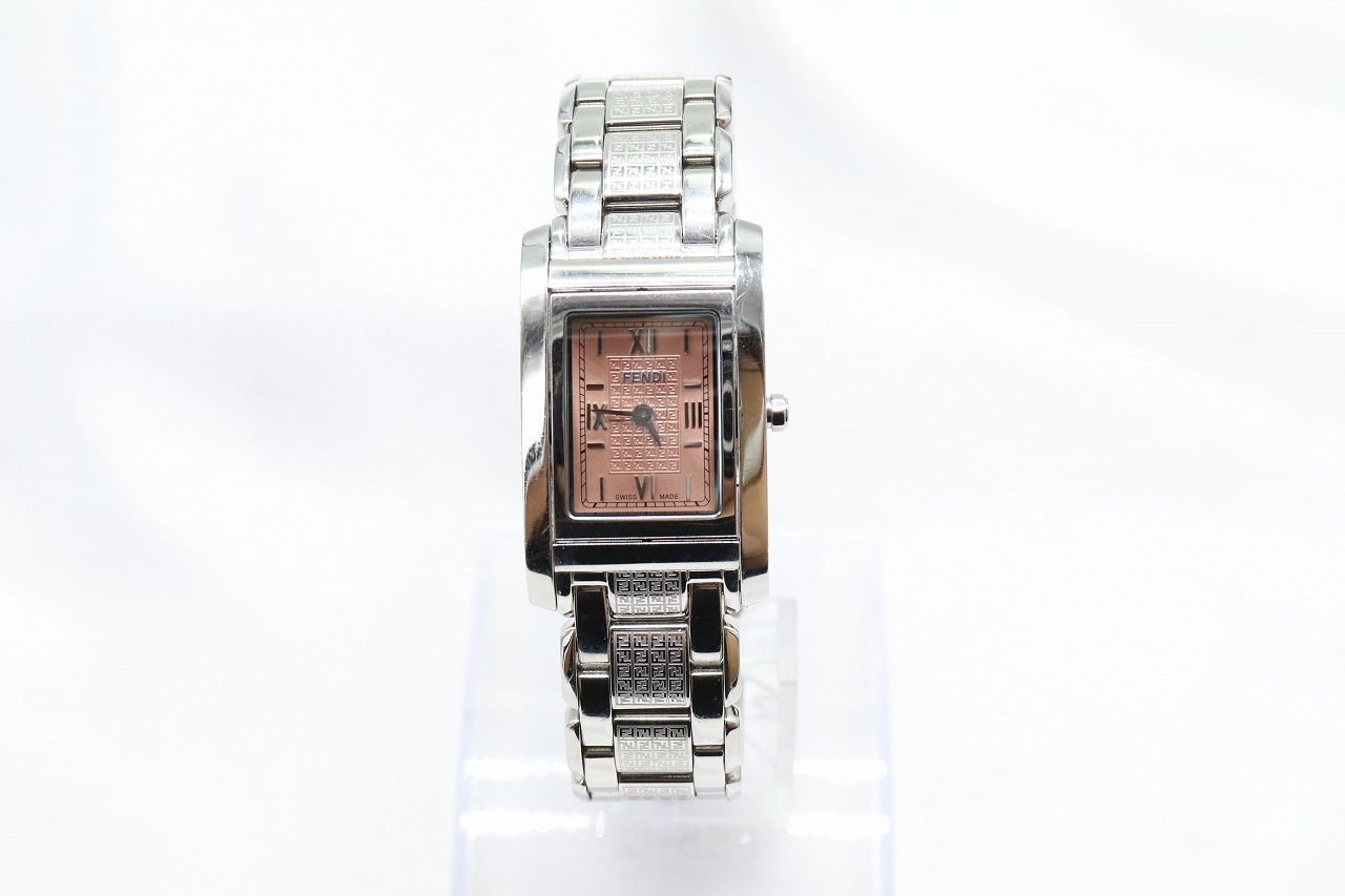 W261-185】動作品 電池交換済 FENDI フェンディ SWISS MADE 2針