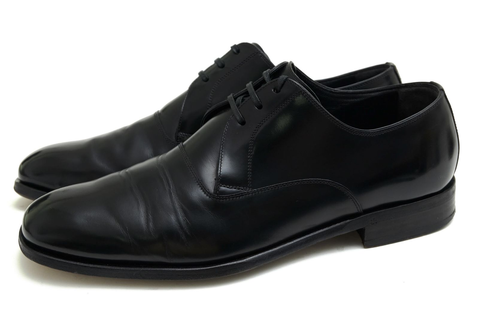 ○ドルガバ DOLCE＆GABBANA ガラスレザー 牛革 ビジネスシューズ 2067