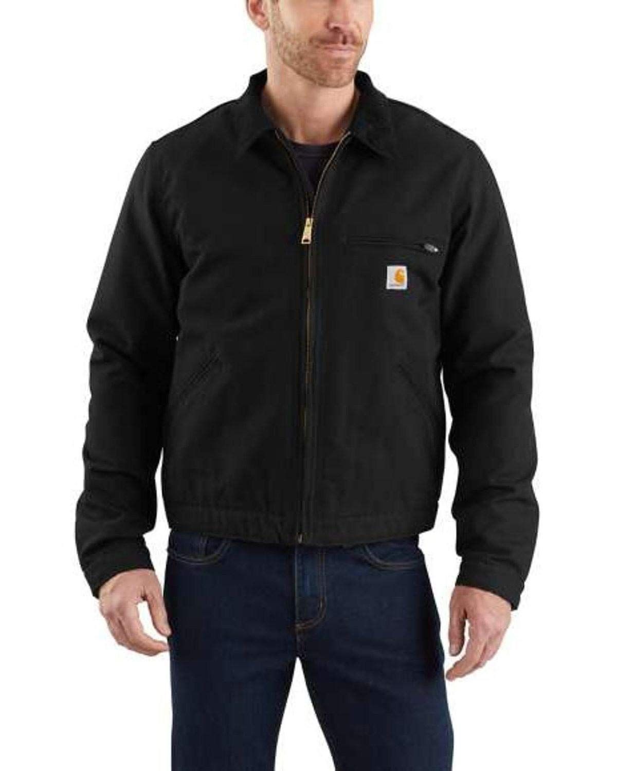 Carhartt メンズ ダック Detroitジャケット レギュラー ビッグ-トールサイズ ブラック X-Large ブラック XL