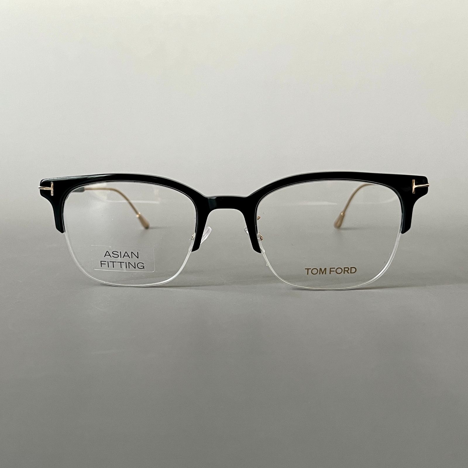 トムフォード メガネ アジアンフィット ボストン ブラック ゴールド 黒ぶち