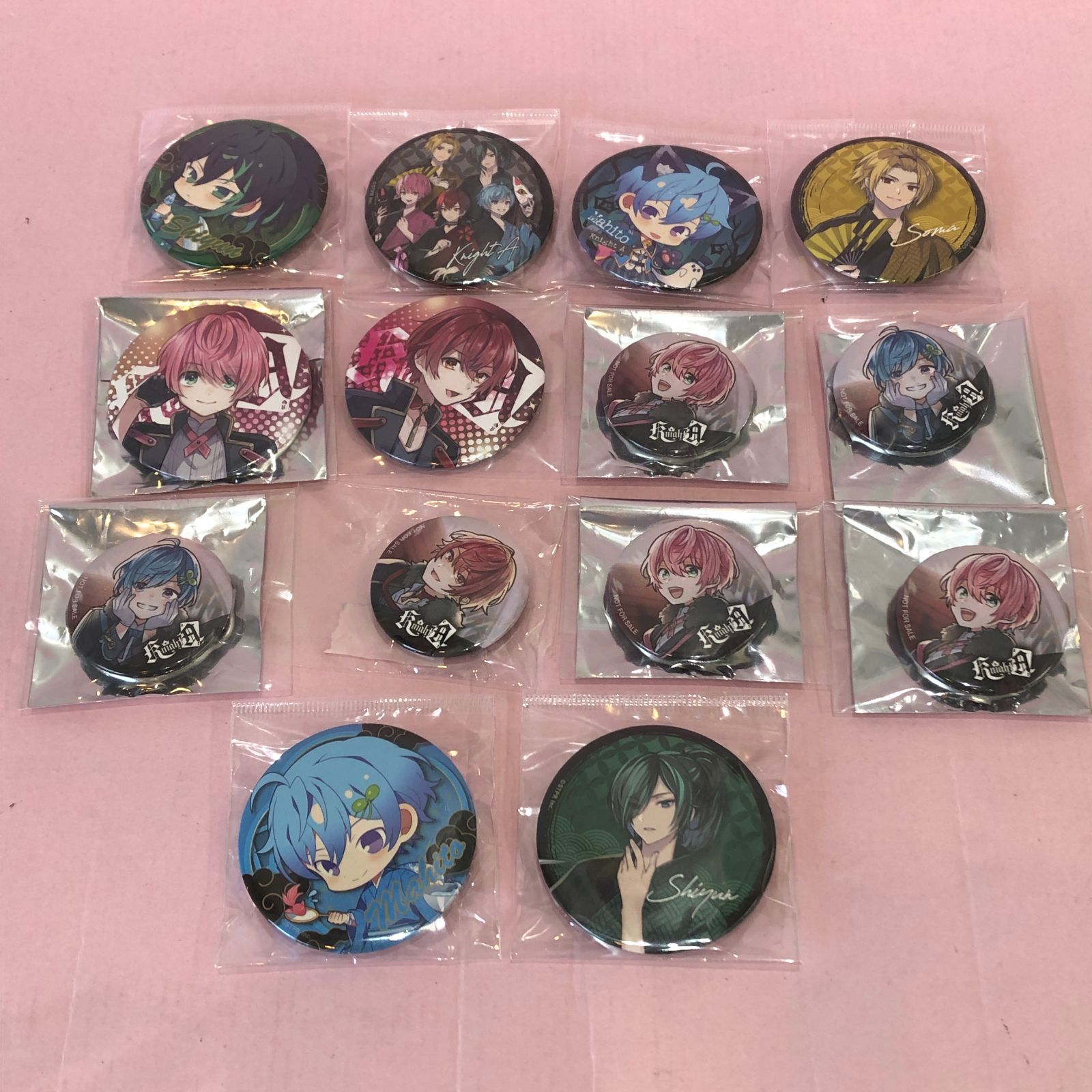 KnightA 騎士A KnightX 騎士X 缶バッジ まひと セット KnightX-騎士X- しゆん 缶バッジ - メルカリ