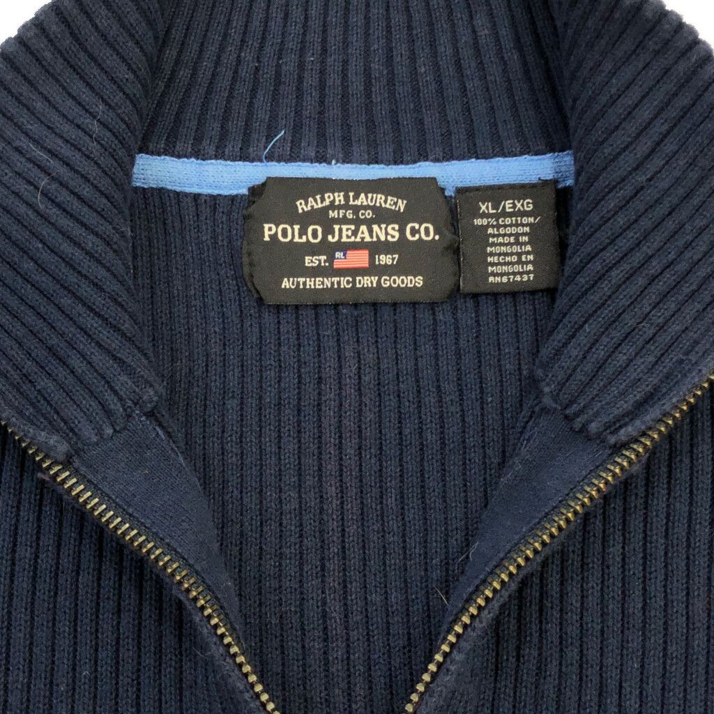 Polo Jeans Company ネイビー セーター X-Large POLO JEANS ポロ