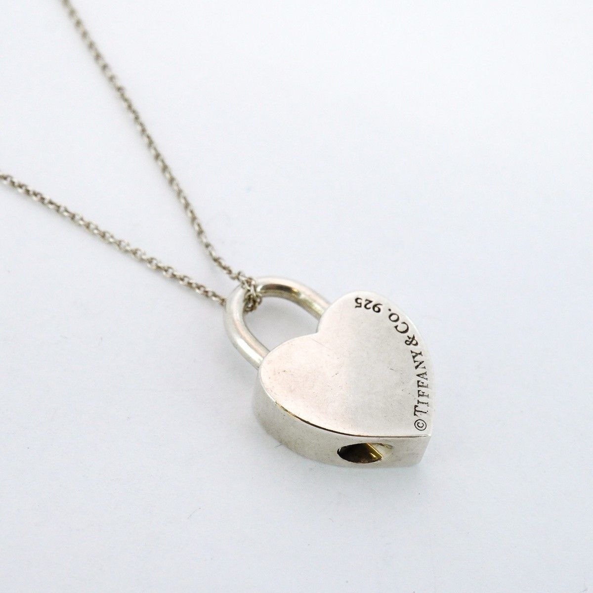 Tiffany&Co. ティファニー　ハートロック　シルバーネックレス Tiffany&Co. ハートロック ネックレス シルバー925 18金