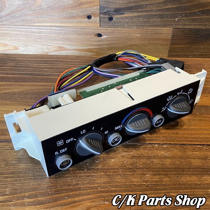 A Cコントロールパネル 95年 熱線スイッチあり 社外品 コントロールスイッチ エアコンパネル C1500 K1500 サバーバン タホ ユーコン