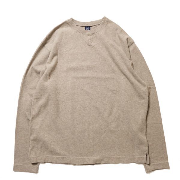 Y2K vintage GAP ウール100% Vネック ニット M ベージュ