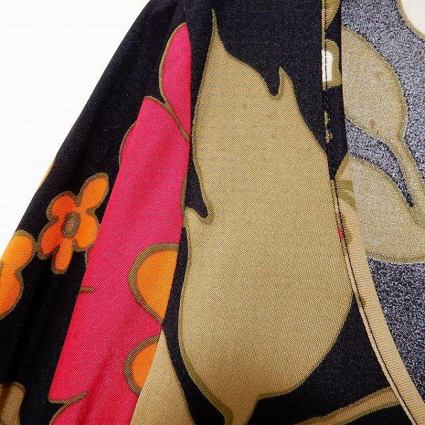 【美品】ESCADA エスカーダ　花柄ノーカラーシルクジャケット 美品】ESCADA エスカーダ 花柄ノーカラーシルクジャケット 2025