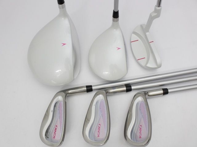 IGNIO イグニオ レディース 6本セット キャディバッグ付 オリジナルカーボン L 4069