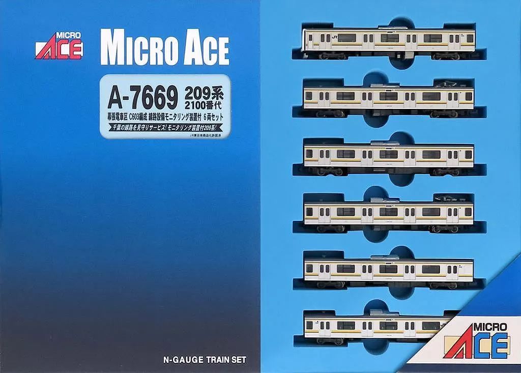 a-7669 209系2100番代幕張電車区C603編成線路設備モニタリング装置 209系2100番代 幕張電車区C603編成 線路設備モニタリング装置付