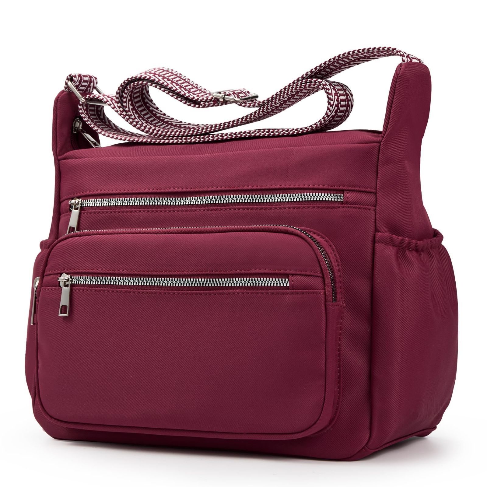 まもなく終了 防水 ナイロン 多機能 軽量 肩掛けバッグ レディース 斜めがけバッグ 9ポケット メンズ 大容量 ショルダーバッグ 通学 FOREST FANCY 通勤 KALIDI