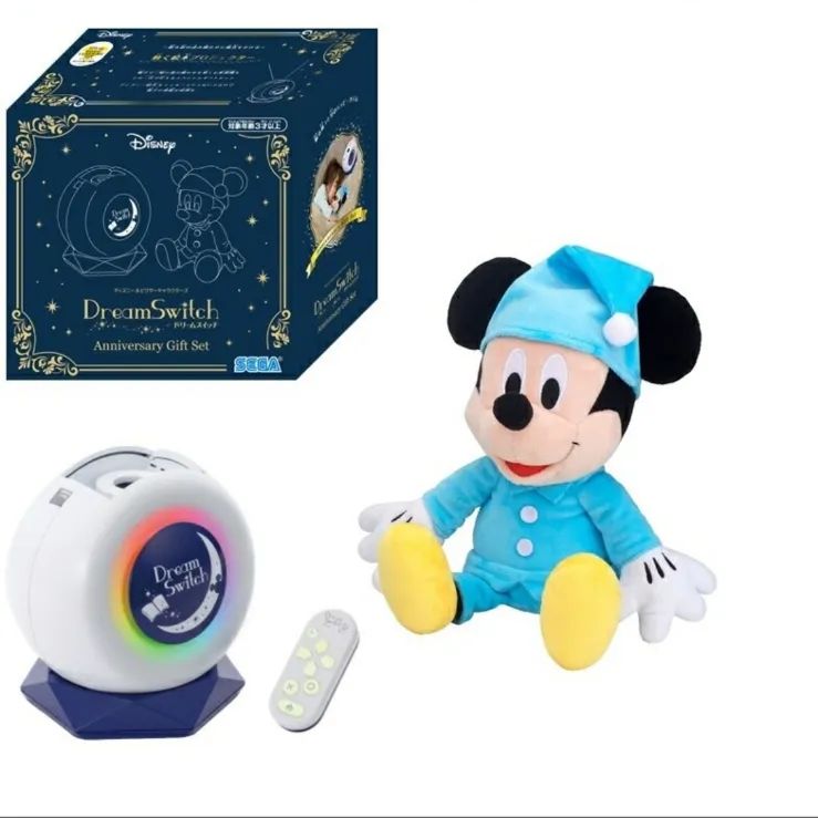 ディズニーu0026ピクサーキャラクターズ Dream Switch Anniversary Gift Set (ドリームスイッチ アニバーサリー ギフトセット)｜ドリームスイッチ２+ミッキーマウスおしゃべりぬいぐるみ　ギフト 贈り