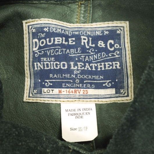 RRL ダブルアールエル インディゴ ラフアウトスエードジャケット