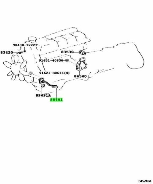 トヨタ 純正 ハイラックスサーフ レクサス エンジン オイルレベル  