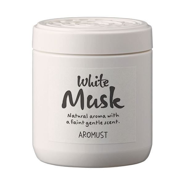 （まとめ） 晴香堂 アロマストナチュラル ホワイトムスク 160ml 1個 【×10セット】