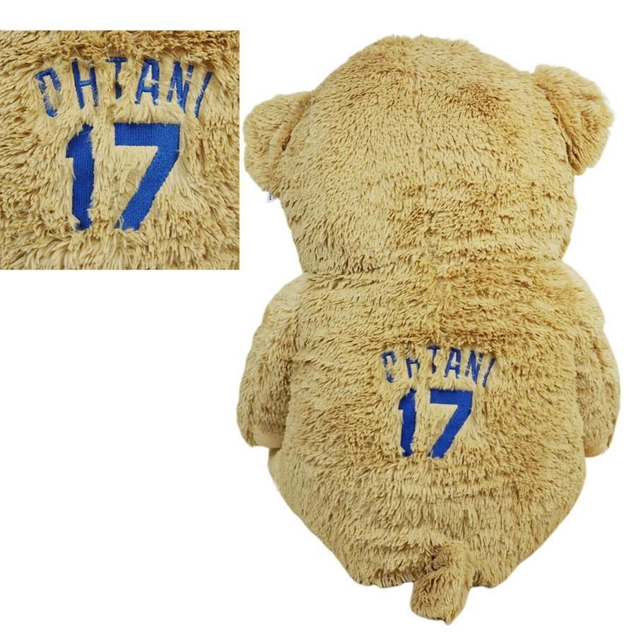 ドジャース新品大谷翔平オフィシャルグッズ特大ベアぬいぐるみdodgers 